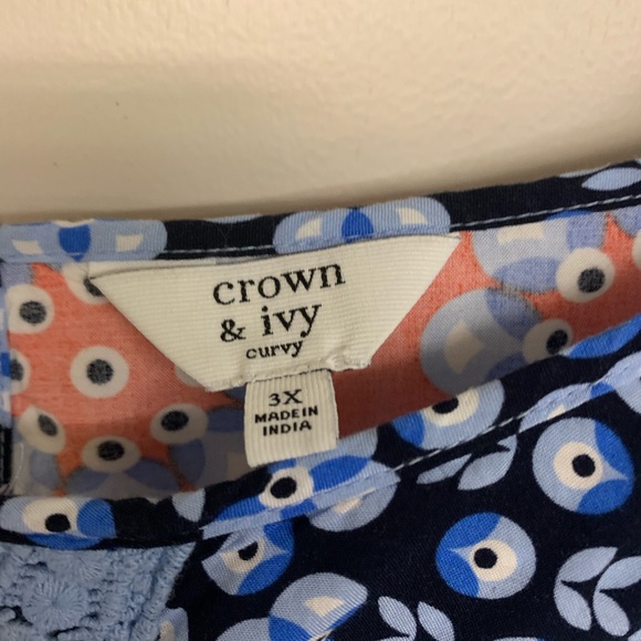 crown & ivy Tops - Crown and Ivy Tops in 3X